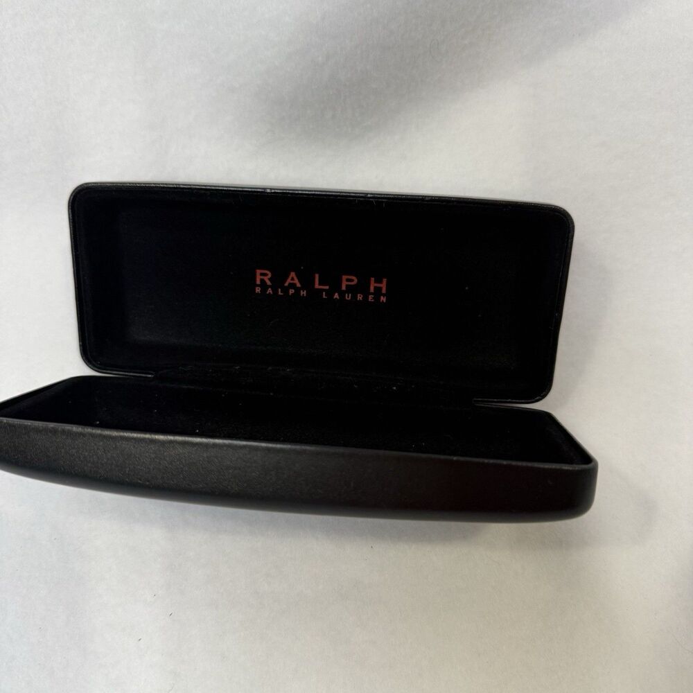 RALPH LAUREN Large Hard‎ Shell Eyeglasses Sunglasses Case, Black